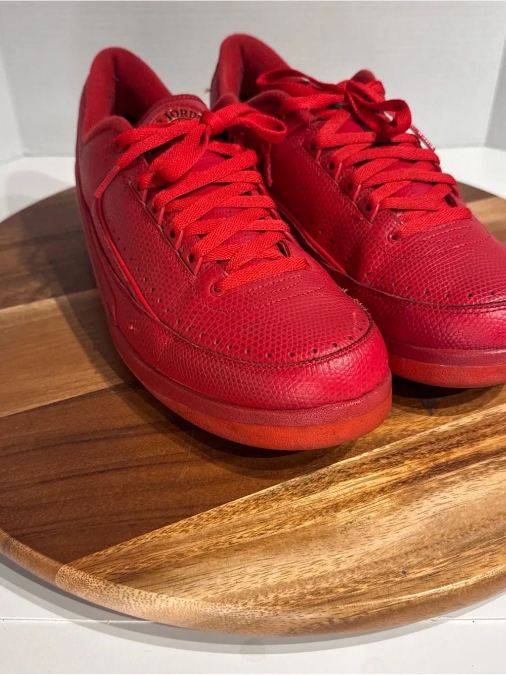 Nike Air Jordan 2 Retro Low Gym University 2016 Triple Red Men’s Size 11.5